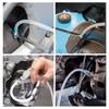 Professional Brake Bleeder Wrench Set 7 12mm 12 Point Spanner Kit With Check Valves Oil Hose For Car Motorcycle Maintenance