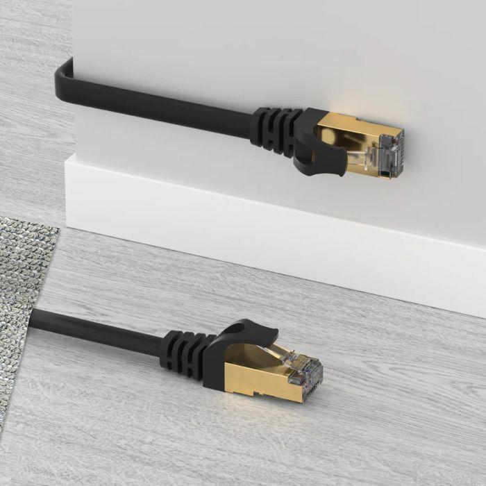 Câble Ethernet Cat7 - UNITEK - 3m - Double blindage - 500 MHz - Compatible 10GBaseT