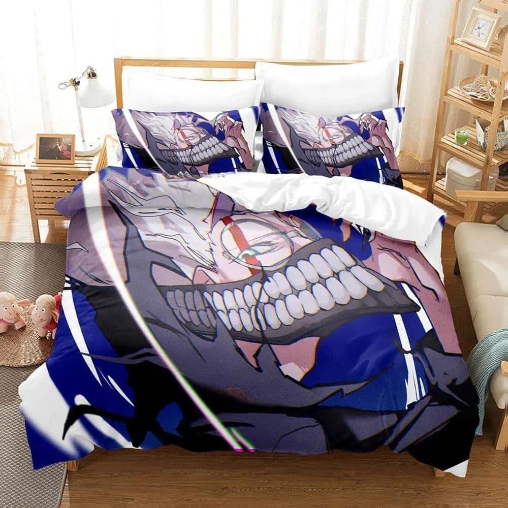3D Printed Cartoons Dandadan Takakura Ken Bedding Set Single Twin Full Queen King Size Bed Set Adult Kid Bedroom Duvetcover Sets