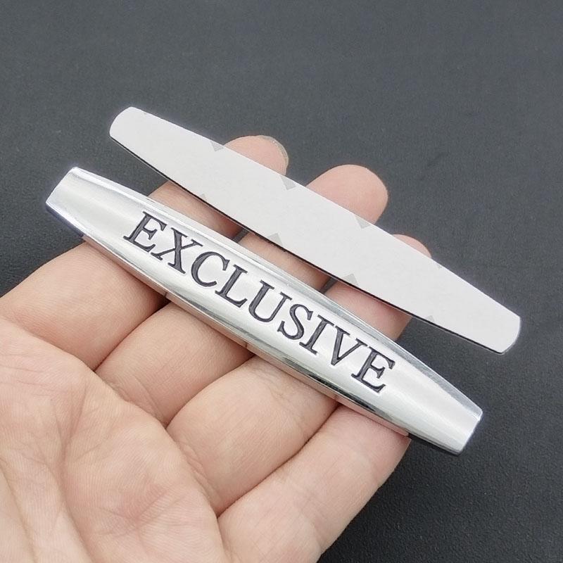 3D Metal EXCLUSIVE Styling Logo Emblem Badge Car Fender Sticker For Mercedes Benz C180 W205 W213 AMG Auto Decorative Accessories