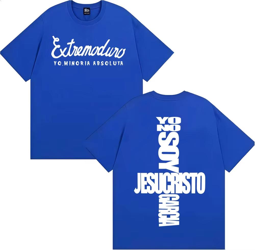 Extremoduro 100cotton Unisexs shirt Summer Yo No Soy Jesucristo Garcia Album graphics shirt Womens Y2k Hip Hop streetwear Tshirt