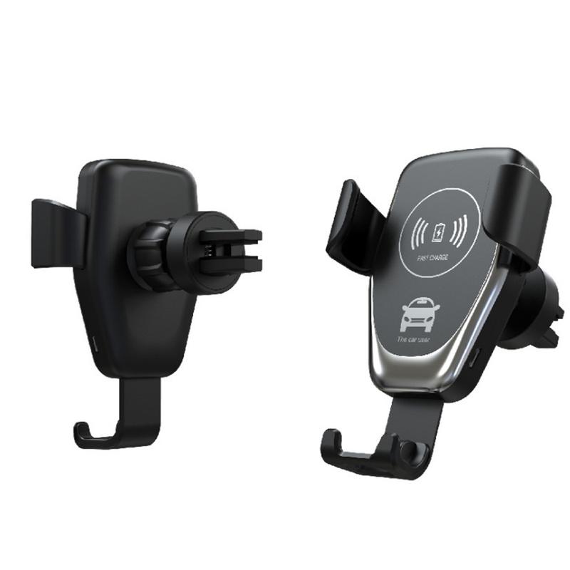 Intelligent Biltelefon Vent Automatisk Sensor Fast Grip Lader Trådløs lading Mobiltelefonholder