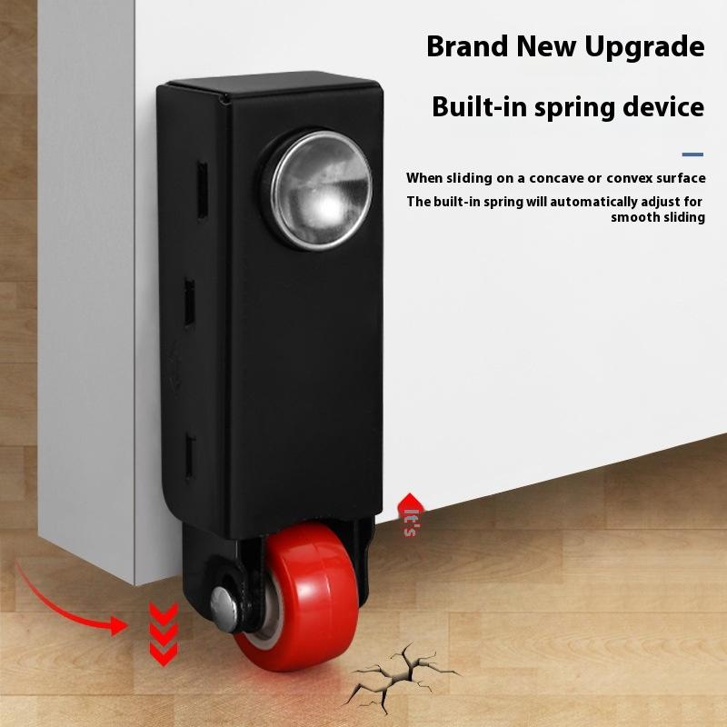 Door Sagging Universal Sliding Door Pulley Swing Door Guide Wheel Cold Steel Silent Anti Falling Load-Bearing Bottom Wheel