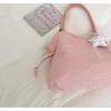 Star Pattern One-Shoulder Drawstring Tote - Women's Korean Style Fashionable Crossbody Bag
