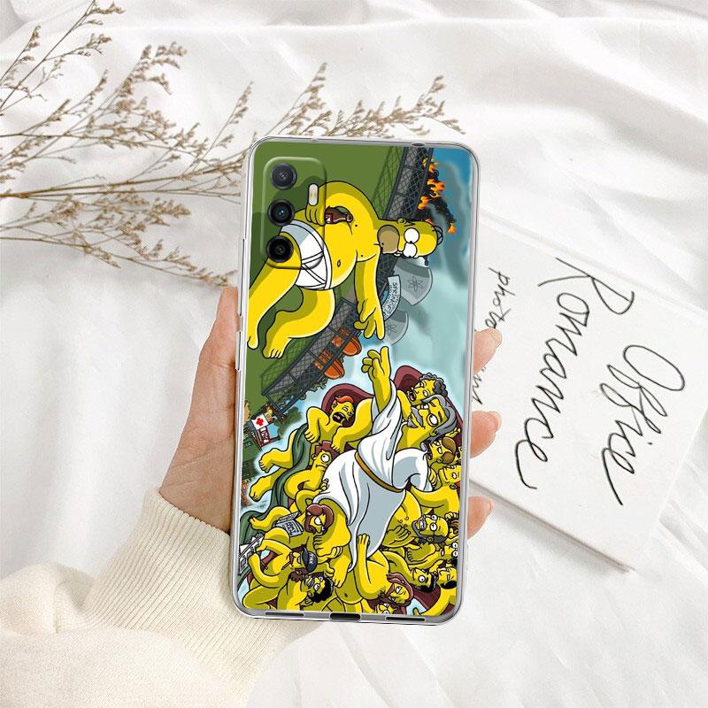 S-Simpsons Transparent Phone Case for LG K22 K30 K40 K40S K41 K42 K50 K50S K51 K51S K52 K61 K62 K71 K92 Q60 Q61 V40 V50 V60