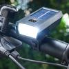 Solar Bicycles Light Bright Bicycles Flashlight LED Front Light Rechargeable Bicycles Headlight Bicycles Accessories