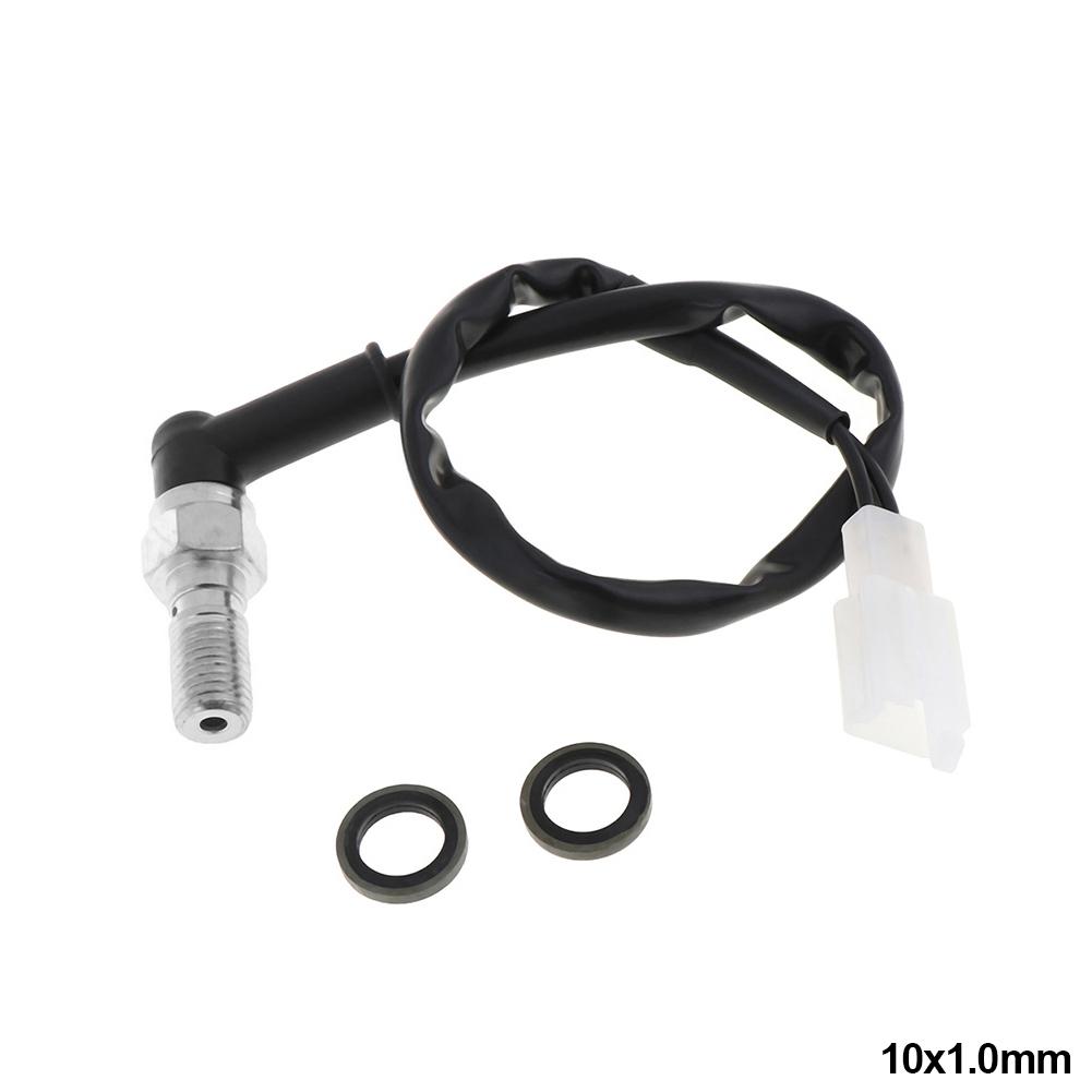 Universal M10 Motorrad Hydraulische Bremse Druck Rücklicht Schalter Hohl Bolzen Motocicleta Zubehör Hydraulische Brems Schalter