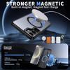 Für Magsafe kabelloser magnetischer Lade-Ständer Handyhülle für Samsung S26 Ultra S25 Edge S24 S23 Plus S24 FE Halter Klare Hülle