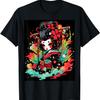 Geisha Beauty Unveiled_ Striking Graphic Design T-Shirt