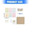 6PCS Numbered Preprinted Fabric Canvas With Acrylic Paint Art Brush For Beginner Art Craft Project and Home Decoration