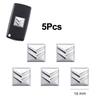 5 Pièces Autocollants Emblèmes Métal Aluminium Clé de Voiture Pour Citroen C1 C2 C3 Vts C4 Saxo C4L C5 C6 C8 Xsara Picasso Berlingo Cactus aoh123