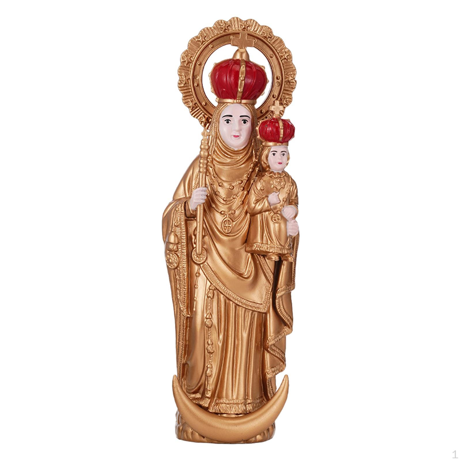 

Western Character Figure, Collectible, Ornament for Home Decoration, Religious Figure Office 6.5cm_Golden