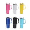 New Modern 40oz Handle Ice Bar Thermos Cup 304 Stainless Steel Vacuum Insulated Tumbler Lid Straw Flask 12-24hr Thermal Camping
