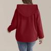 Women's Loose Long-sleeved, Fashionable, Plus-size Warm Cardigan Jacket Top