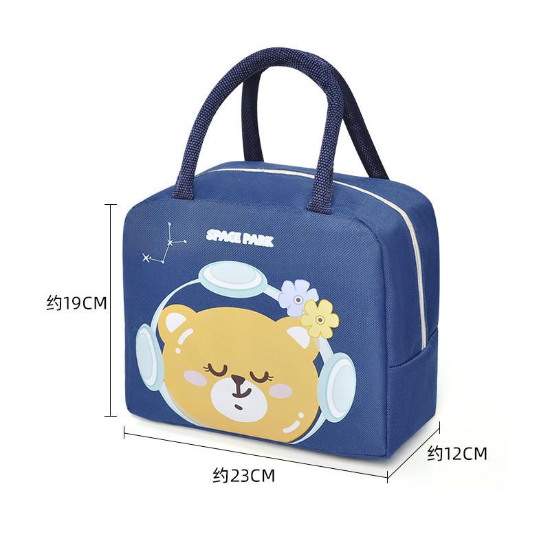 New Cartoon Style Oxford Cloth Thermal Lunch Tote With Unique Design And Spacious Interior