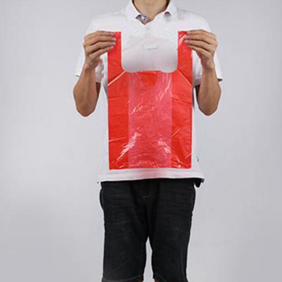 100Pcs Grocery Shopping Bags Large Capacity Strong Load-bearing Disposable Garbage Bags with Reinforced Handles