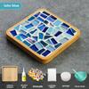 Bamboo Mosaic Coaster DIY Kit for Students and Kids