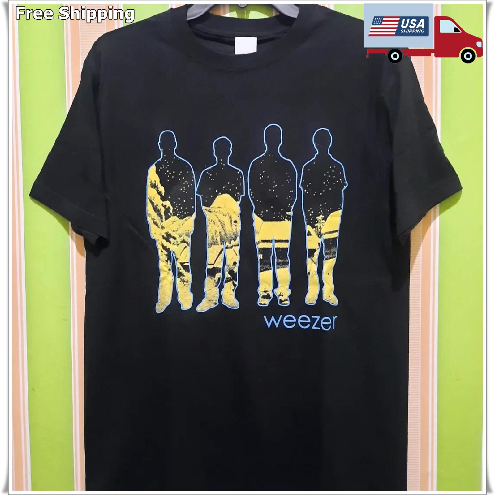 Weezer American Rock Band Black Unisex T-shirt Size S-5XL S