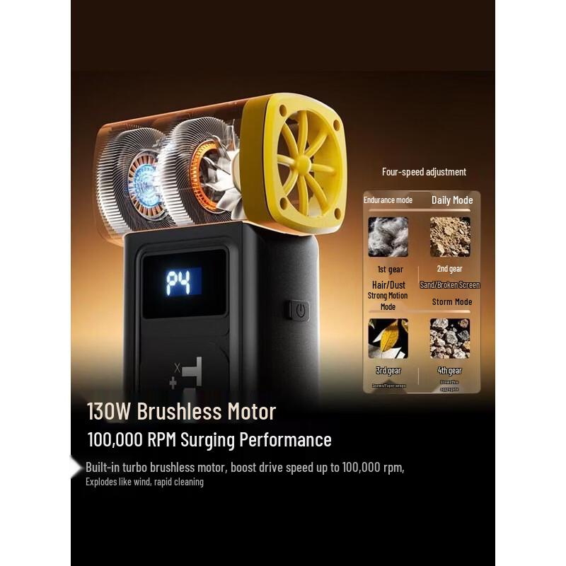 Jichuan Portable High-Speed Laptop Dust Blower and Vacuum Cleaner
