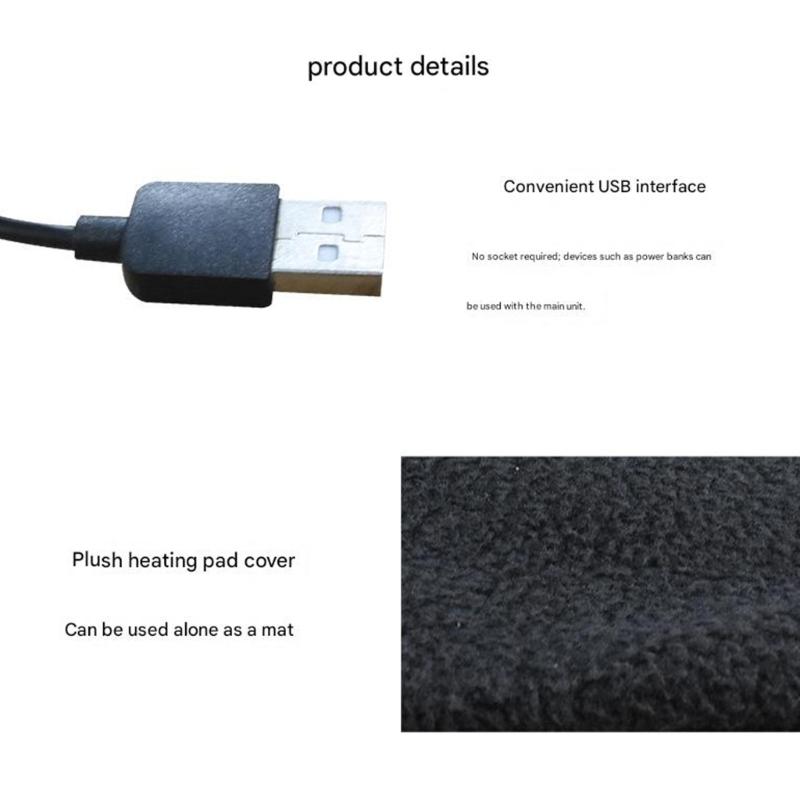 Dog Blanket Puppy Thicken Bed Electric Warming Mat Rectangular Furry Cover Sofa for Small to Pet Creative Designs