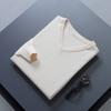 Classic Pullover V-Neck Sweater Men Autumn Winter Cashmere Cotton Blend Warm Jumper Clothes Pull Homme Man Hombres Sweater