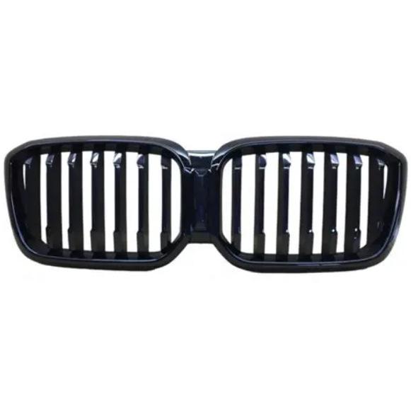 Gloss Black Front Bumper Grille for BMW X3 G01 LCI (No Holes)