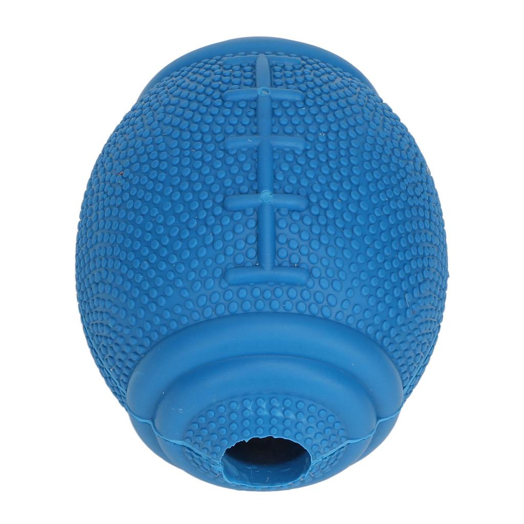 Dog Rugby Toy Rubber Bite Resistant Teeth Grinding Reduce Boredom Interactive Pet Chew Toy Balls for Dogs Puppy