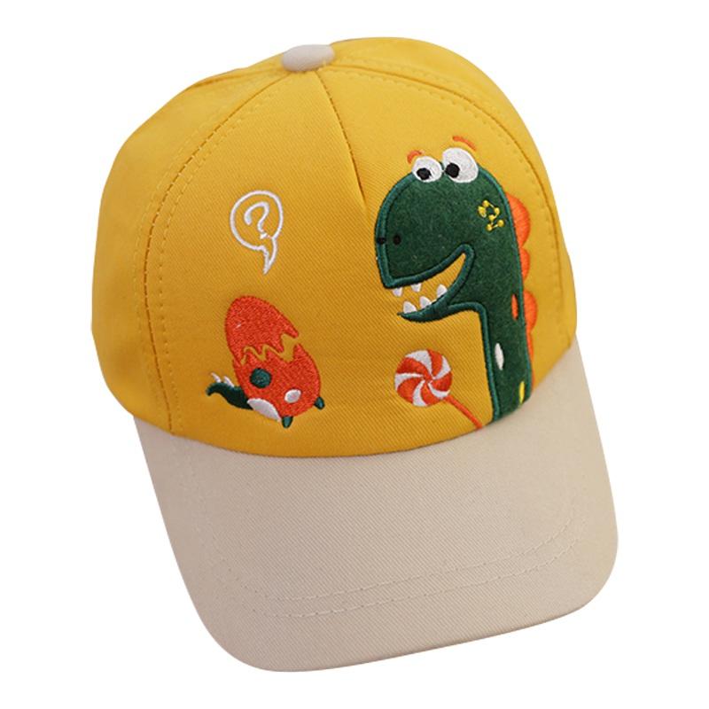 Baby Cute Travel Leisure Dinosaur Matching Color Cap