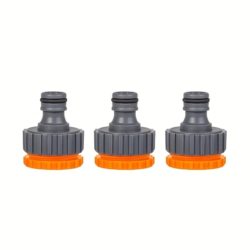 

3/5/10-Pcs Female Thread Tap Adapters - 1/2 & 3/4 Quick Connect Tap Fittings for Garden/Watering Systems