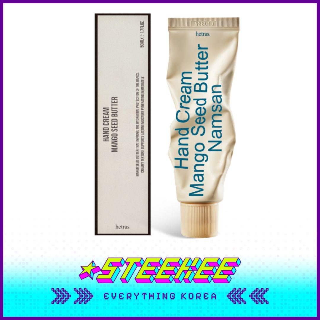 

Hetras Premium Perfume Mango Seed Butter Hand Cream 50ml by Steekee Korea 2455
