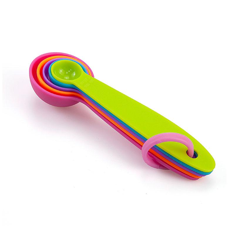 

Набор из 10 радужных мерных чашек и ложек со шкалой - Кухонная утварь для выпечки