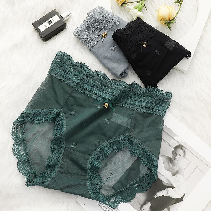 Damen Slips Bequeme Mädchen Slips Mittelhoch Weiche Unterhosen Sexy Dessous