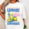 Jesus Lemonade Shirt Christian Life Gave Me Lemons Summer Tee Funny Faith Tshirt Gift Unisex Clothes Gothic T Shirt
