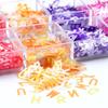 1 Box Colourful Alphabet Sequins Nail Charms  Kawaii Diy Art Decorations Nail Accessories Professional Manicure Supplies