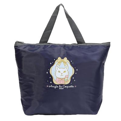 La Angie La Coquette Beautiful Angie Insulated Hot Cold Tote Cute Cat [Angie Coquette] & Bag, Navy, Character, Women's,