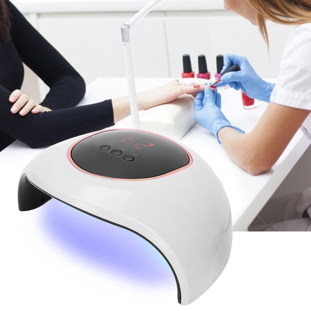 Nail Art Gel Polish Dryer UV 72W Manicure Light Professional Nail Art Machine ToolWhite