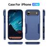 Coque blindée robuste et résistante aux chocs pour iPhone 17 Air 16 15 14 Plus 13 12 11 Pro Max, Housse de protection rigide mate en PC+TPU