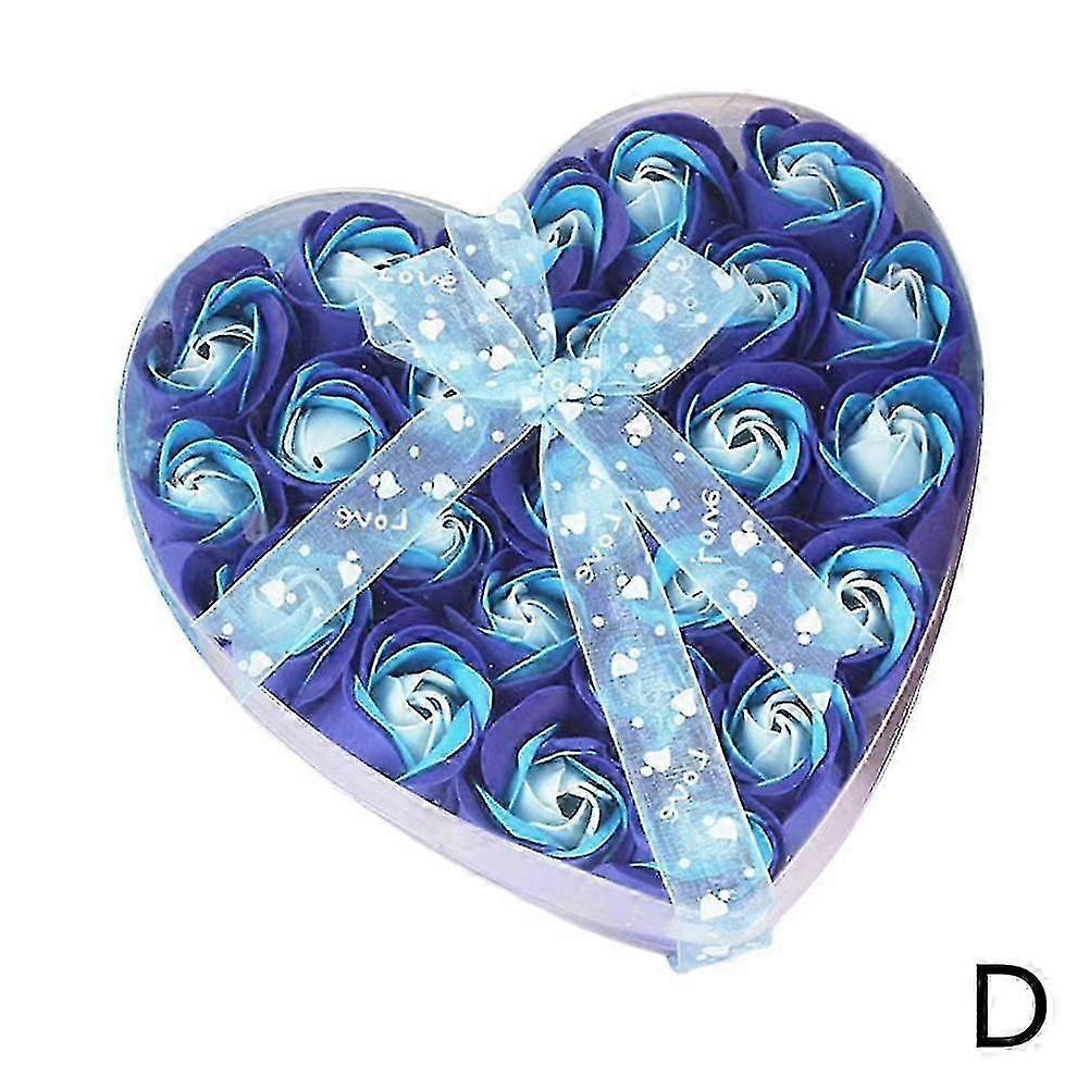 2025 24 Pcs Rose Soap Flowers 7 Inches Valentine's Day Rose Flower