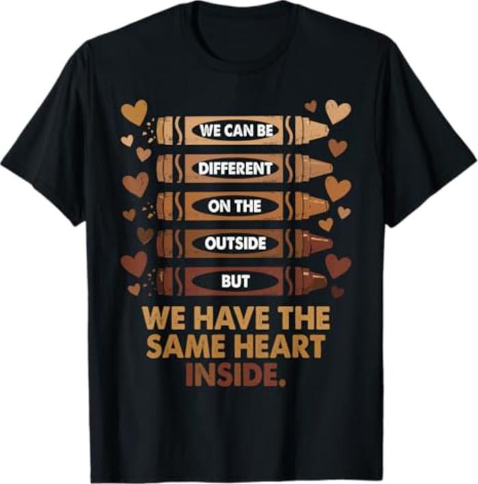 Black History Month We Have Same Heart Inside T-Shirt S