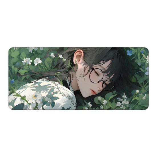 Mouse Pad Desenho Animado Retangular Impermeável para Casa Escritório Jogos Computador Laptop Mousepad Tapete de Mesa com Base de Borracha Antiderrapante Acessórios para PC