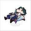 10CM Anime Genshin Impact Figure Stand Model Xiao  Cute Desk Decor Standing Sign Gifts