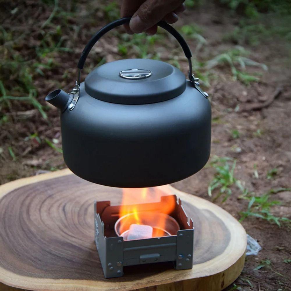Ultralight Outdoor Tablet Pocket Stove Compact Mini Folding Stove Camping Stove