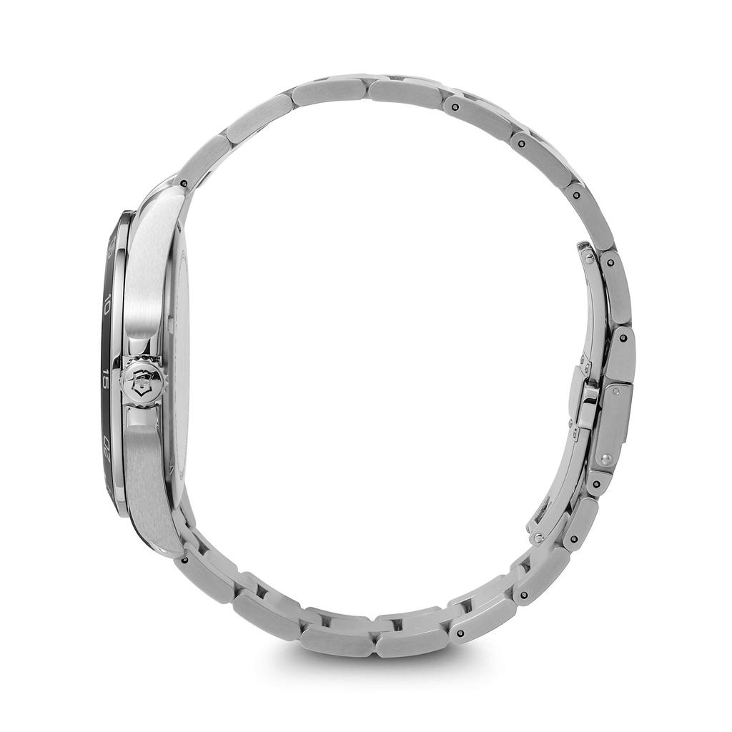 Victorinox FIELDFORCE Stainless Steel Case Black Stainless Steel 241849 Watch, (316L), Dial, Bracelet, Gift,