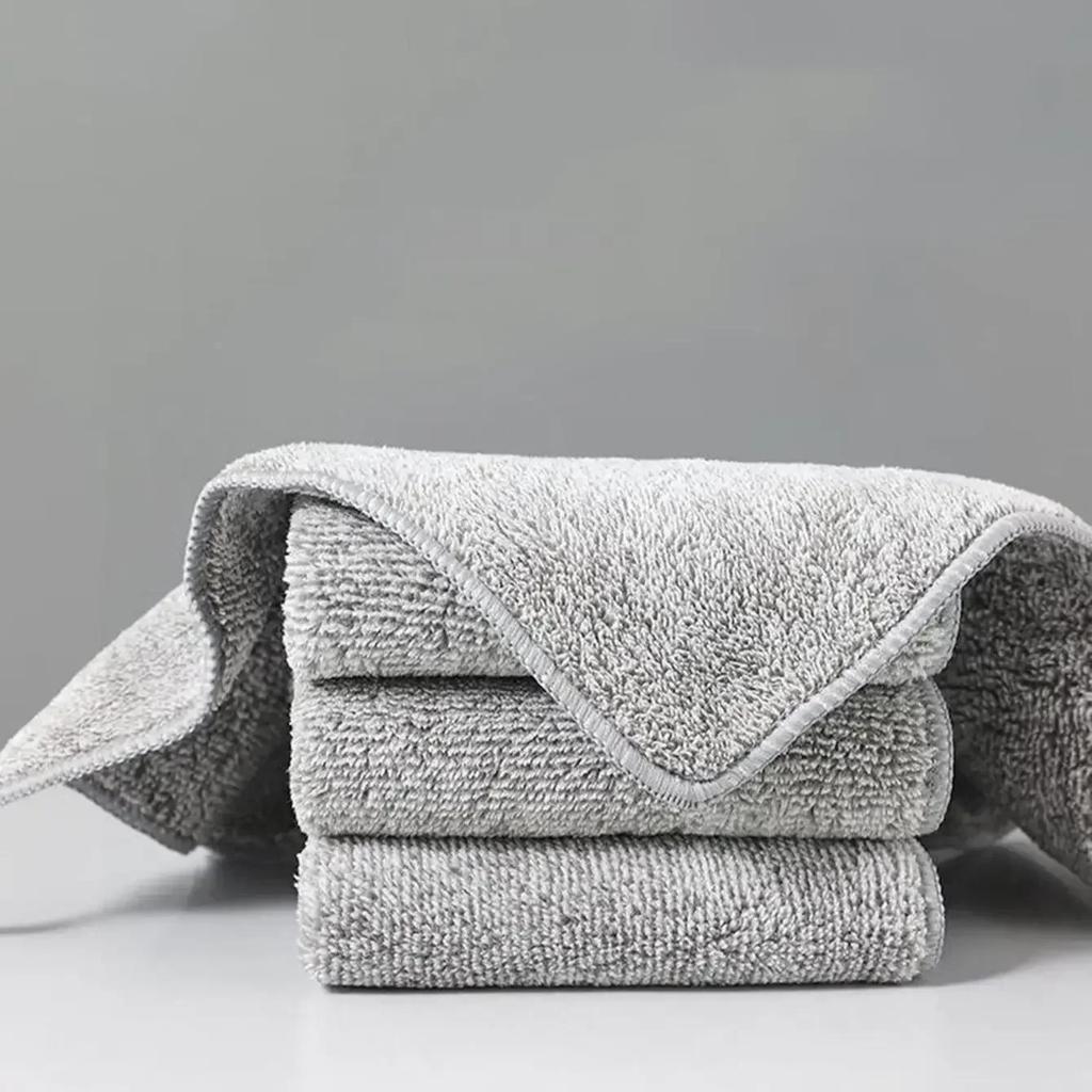 5pcs-Thickened Magic Cleaning Cloth Microfiber Glass Clean Towel Reusable Washable Lint-free Cleaning Rags for Kitchen Glass Car