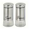 2 Piezas Botella de Sal y Pimienta para Exterior de Acero Inoxidable Base Antideslizante Botella de Condimento para Cocina Chef