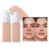 Liquid Foundation, Long-Lasting Dewy Finish Foundation with Pump, Lightweight Skin-Like Glow Full Coverage Face Makeup, Waterproof Liquid Base