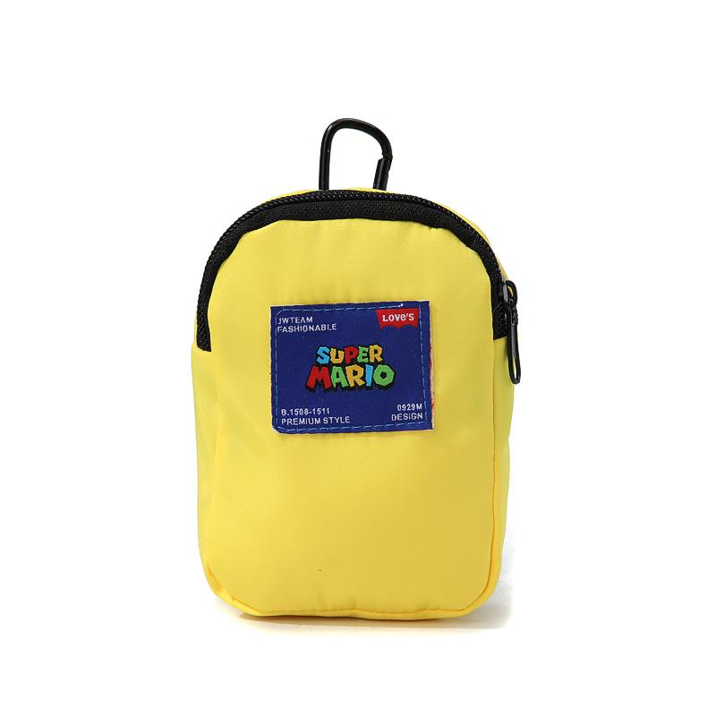 Creative Colour Blocking Pencil Bag Multifunctional Storage Bag Coin Purse ID Card Bag Pendant Student Stationery Kids Gift