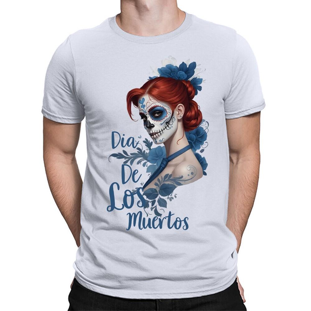 

Day Of The Dead T-Shirt Mexican Skull Spanish Horror Scary Gift Tee #D#V M