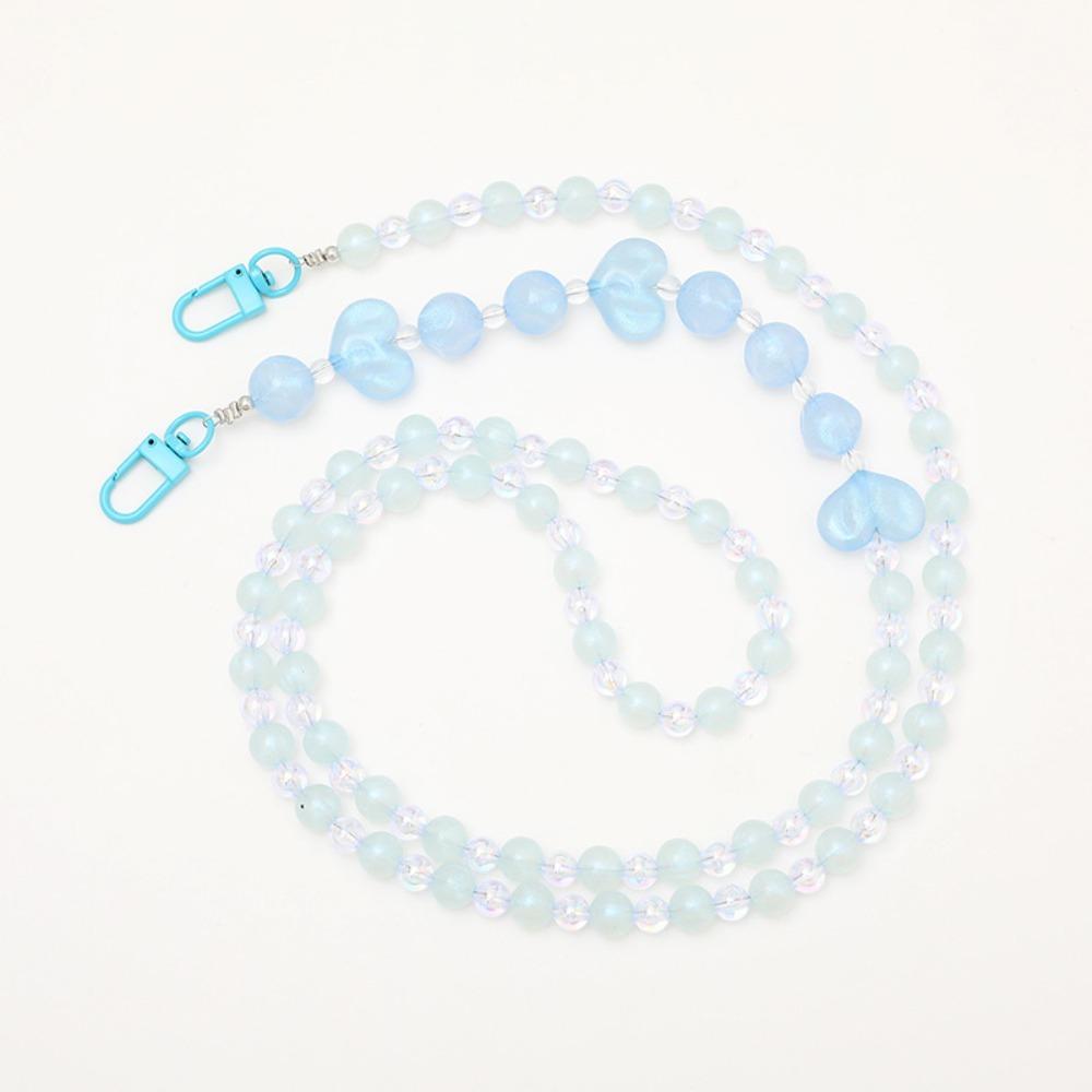 Cellphone Lanyard Beaded Crossbody Phone Chain Night Glow Phone Neck Straps  Phone Case Accessories