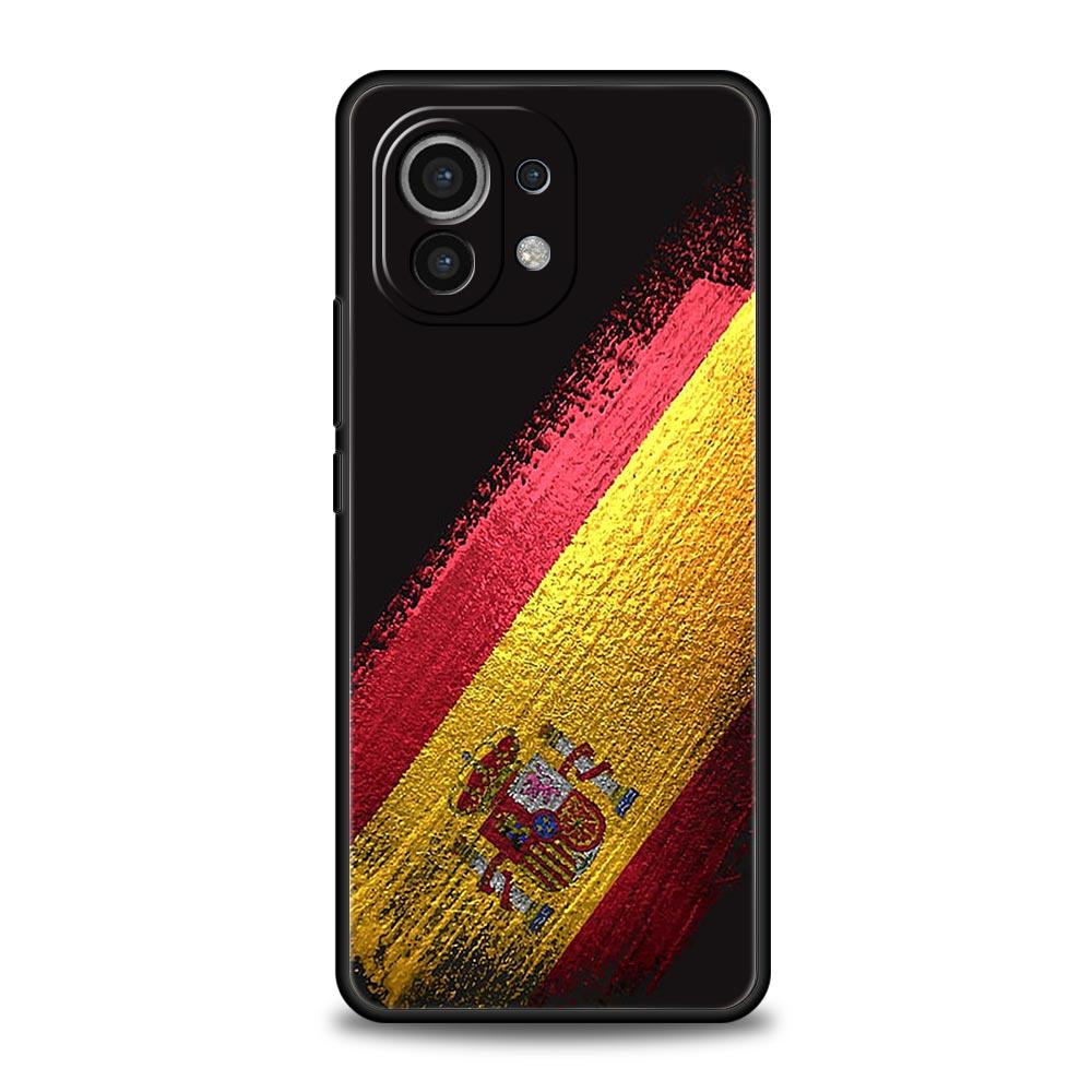 Spain Flag Phone Case For Xiaomi 14 13T 12T Pro 12 13 11 Ultra Mi Note 10 Lite 10T 5G 11X Pro 11T 11i 9T Soft Silicone Cover